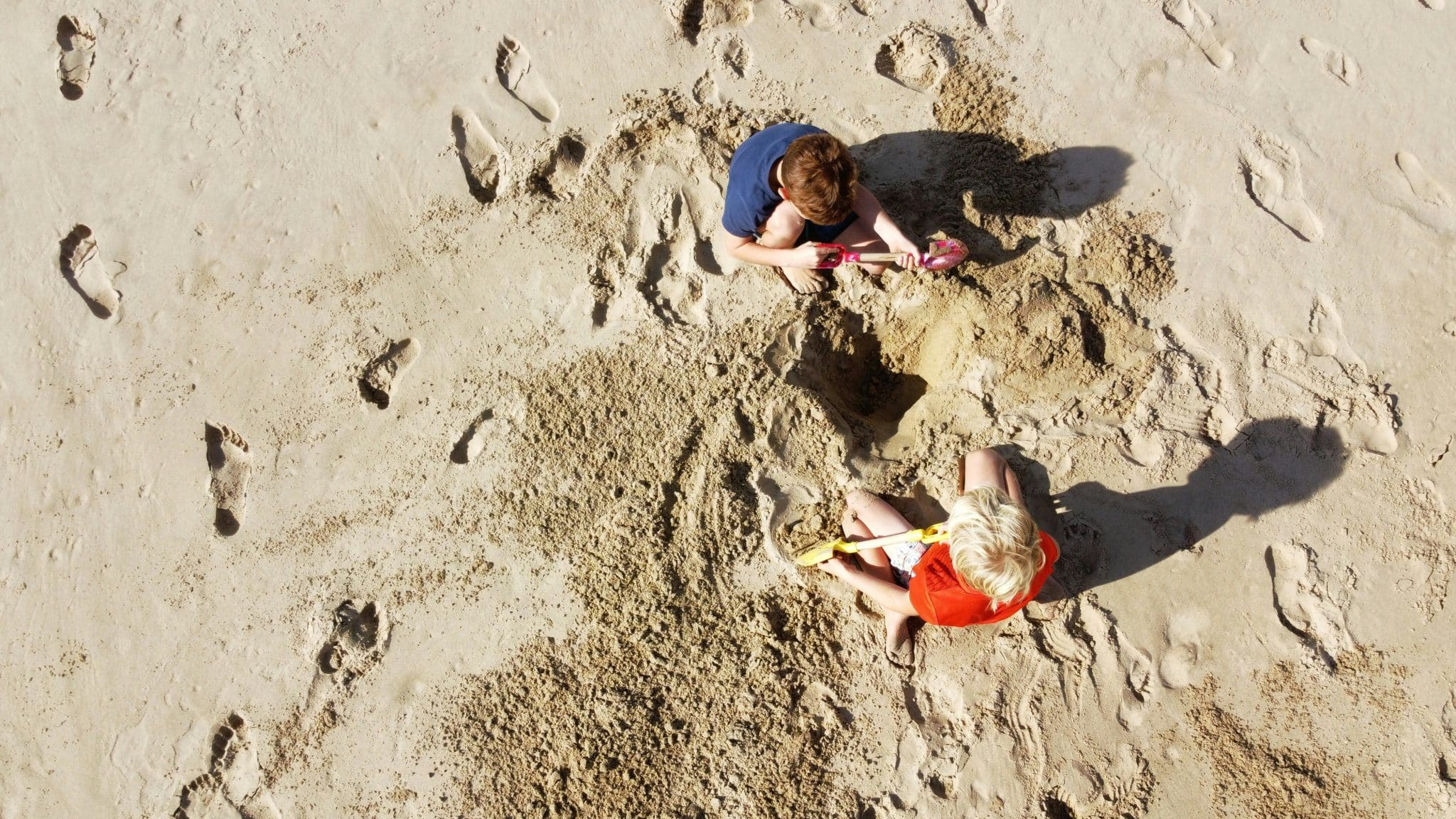 kids at beach
