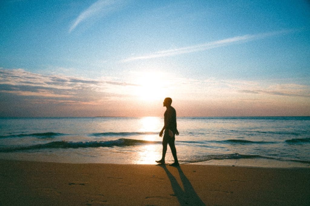 beach goer